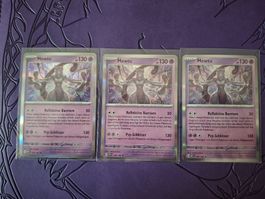 151 Mewtu Holo 3x