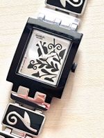 Swatch Damenuhr, Schwarz/Weiss, Selten!