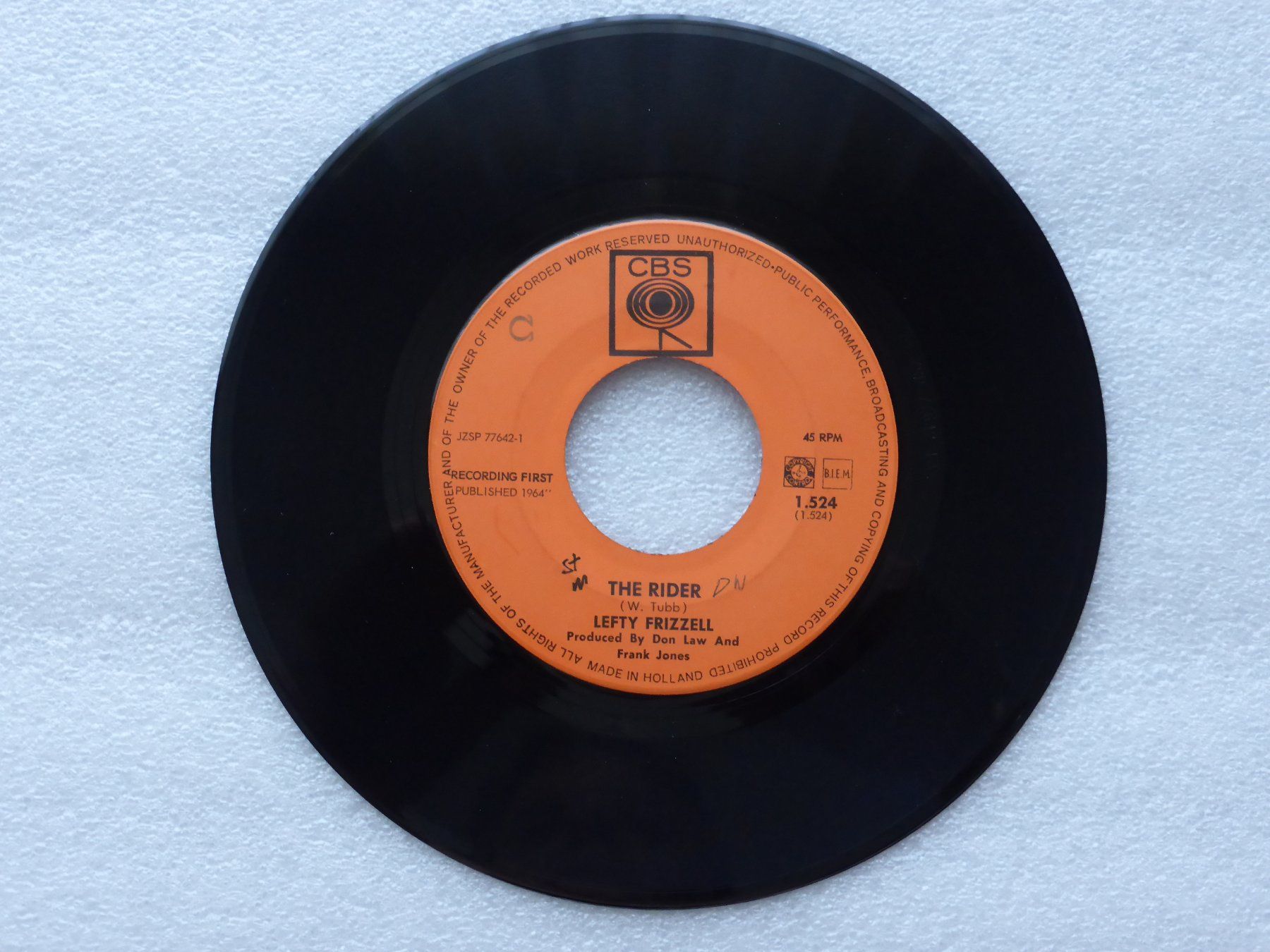 Dischi in vinile: Vinyl Single   LEFTY FRIZZELL – Usato da Küssnacht am Rigi venduto da Mondkinder 1