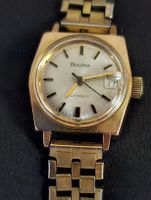 BULOVA Automatic Swiss Made 40 Microns Vergoldet Damenuhr