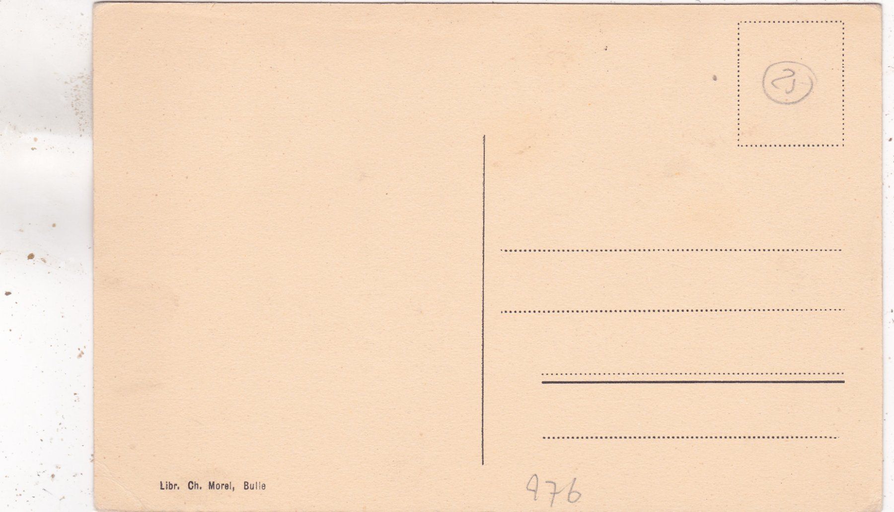 Cartoline postali: Chalet fribourgeois à Montbovon – Usato da Herisau venduto da Lisegrat2008 1