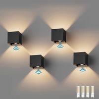 Aussenlampe Wandleuchte mit Bewegungsmelder IP54 im 4er Set