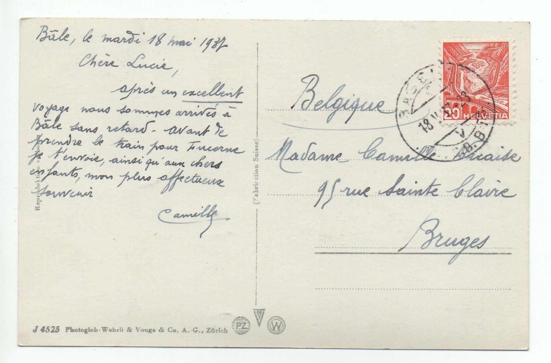 Cartoline postali: BASEL Barfüsserplatz ,Strassenbahn, Tram, Oldtimer, Auto – Usato da Jona venduto da philajona 1
