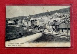 Tramelan - Village et Gare - Bahnhof - Eisenbahn - 1907