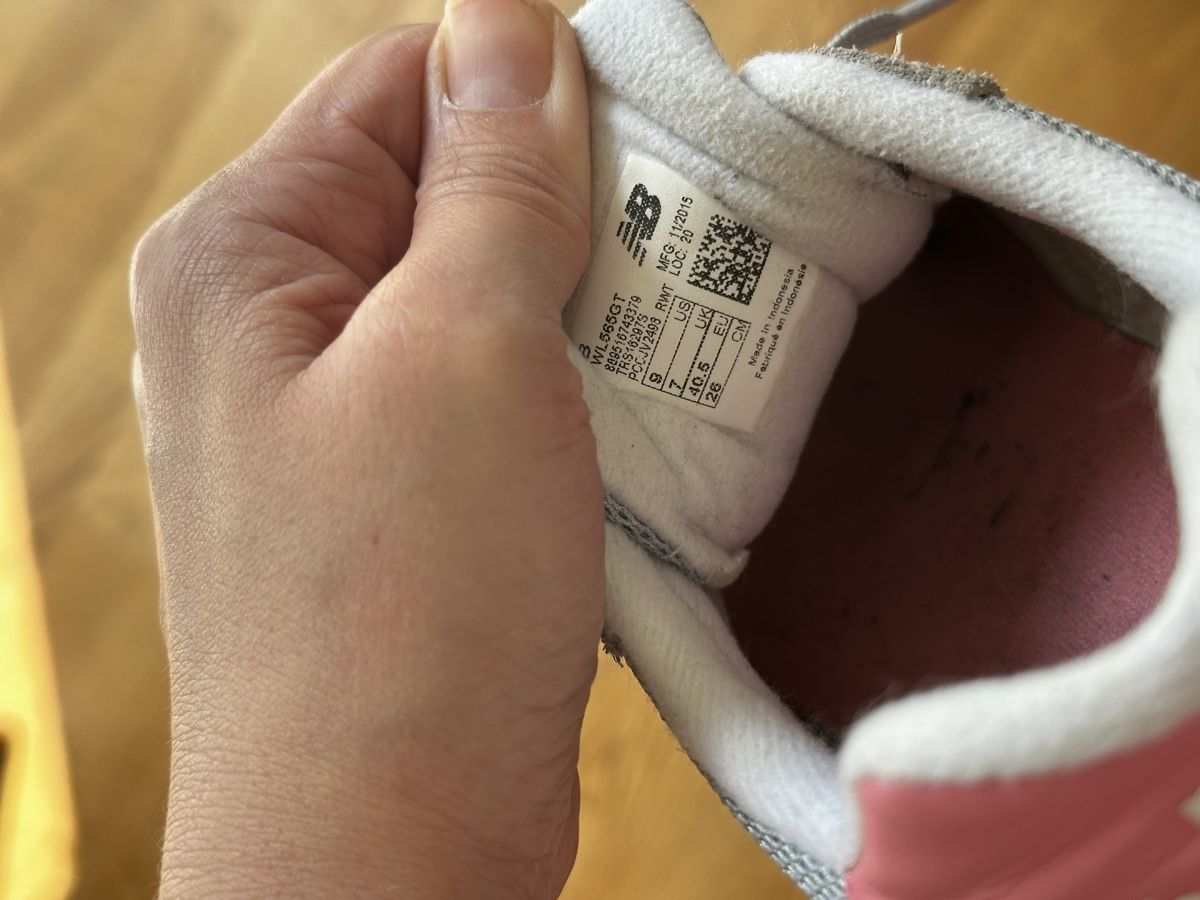 New Balance Scarpe da donna: New Balance Sneaker, Gr. 40.5, Grau/Rosa – Usato da Basel venduto da FatmaCan52 3