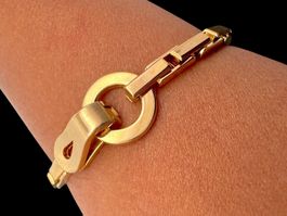 Cartier Agrafe Bracelet 18k Gelbgold Länge 18.5cm *S2249