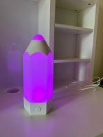 Tischlampe Bleistift LED mit Farbwechsel, weiss