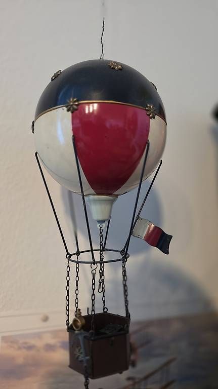 Statuette: Heissluftballon im Retro stil  . – Usato da Ettingen venduto da 1964erNachtzugfahrer