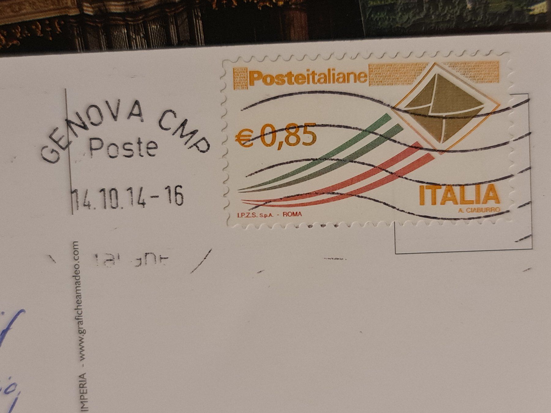 Cartoline postali: Ansichtskarte Hotel Gabriella Diano Marina – Usato da Dintikon venduto da Vexi 1