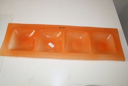 Glasschale orange