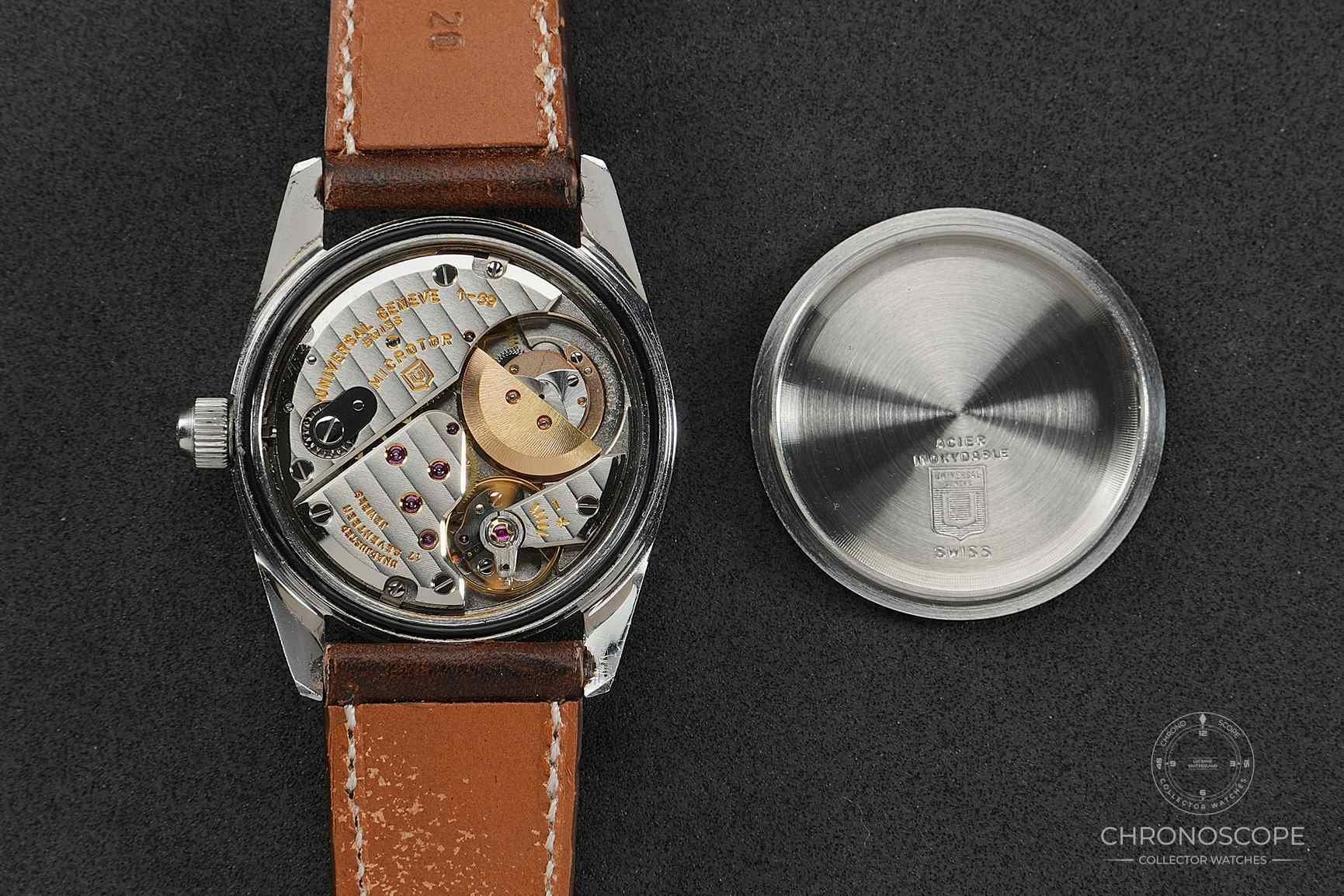 Universal Genève Orologi: Universal Genève Polerouter Super Ref.  869112/01, serviced – Usato da Luzern venduto da ChronoScope6004 3