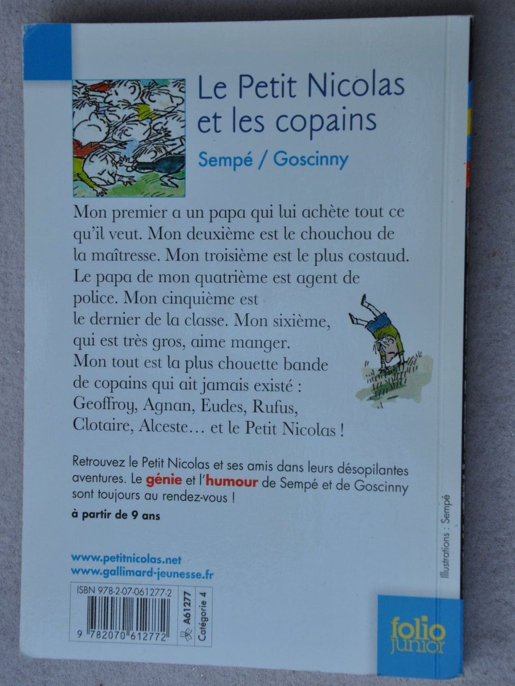 Livres: Le petit Nicolas et les copains – D'occasion à Fully par Minouchka 1