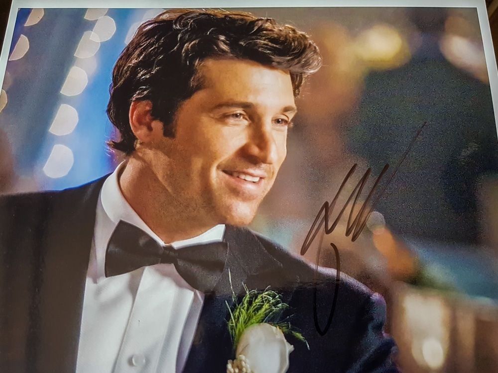 Autografi: Patrick Dempsey - Original Autogramm – Usato da Kaisten venduto da Simpsons4