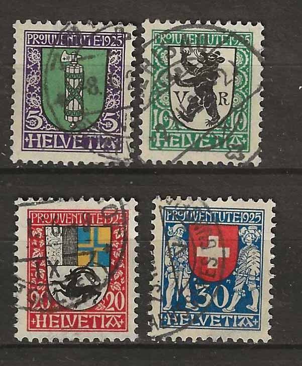 Tutti i francobolli: PJ025 - Pro Juventute 1925 obl. – Usato da Trélex venduto da Phil_Albert