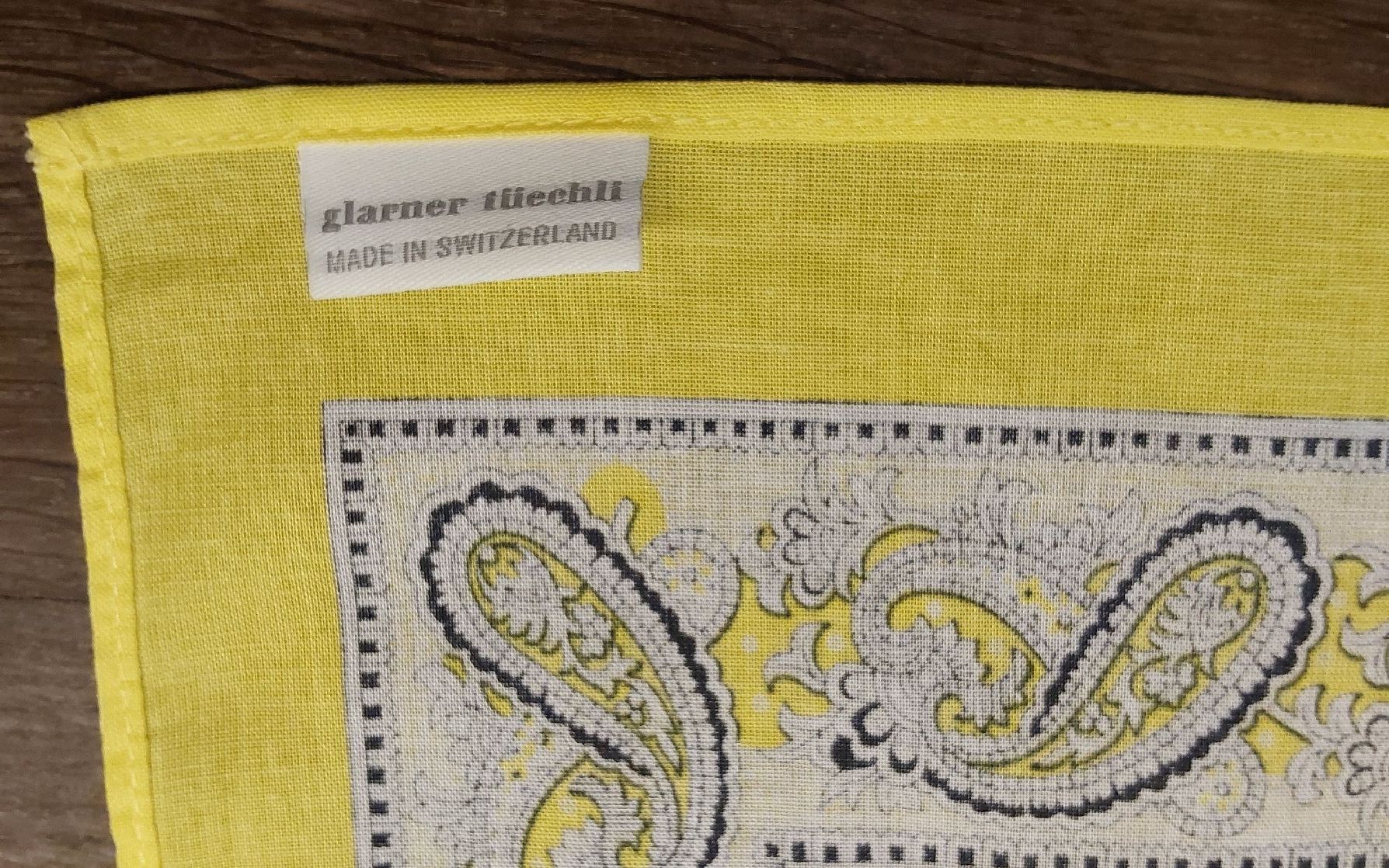 Foulards & écharpes: Original Glarner Tüechli gelb Baumwolle neu – Neuf avec emballage d'origine à Köniz par scopello12 2