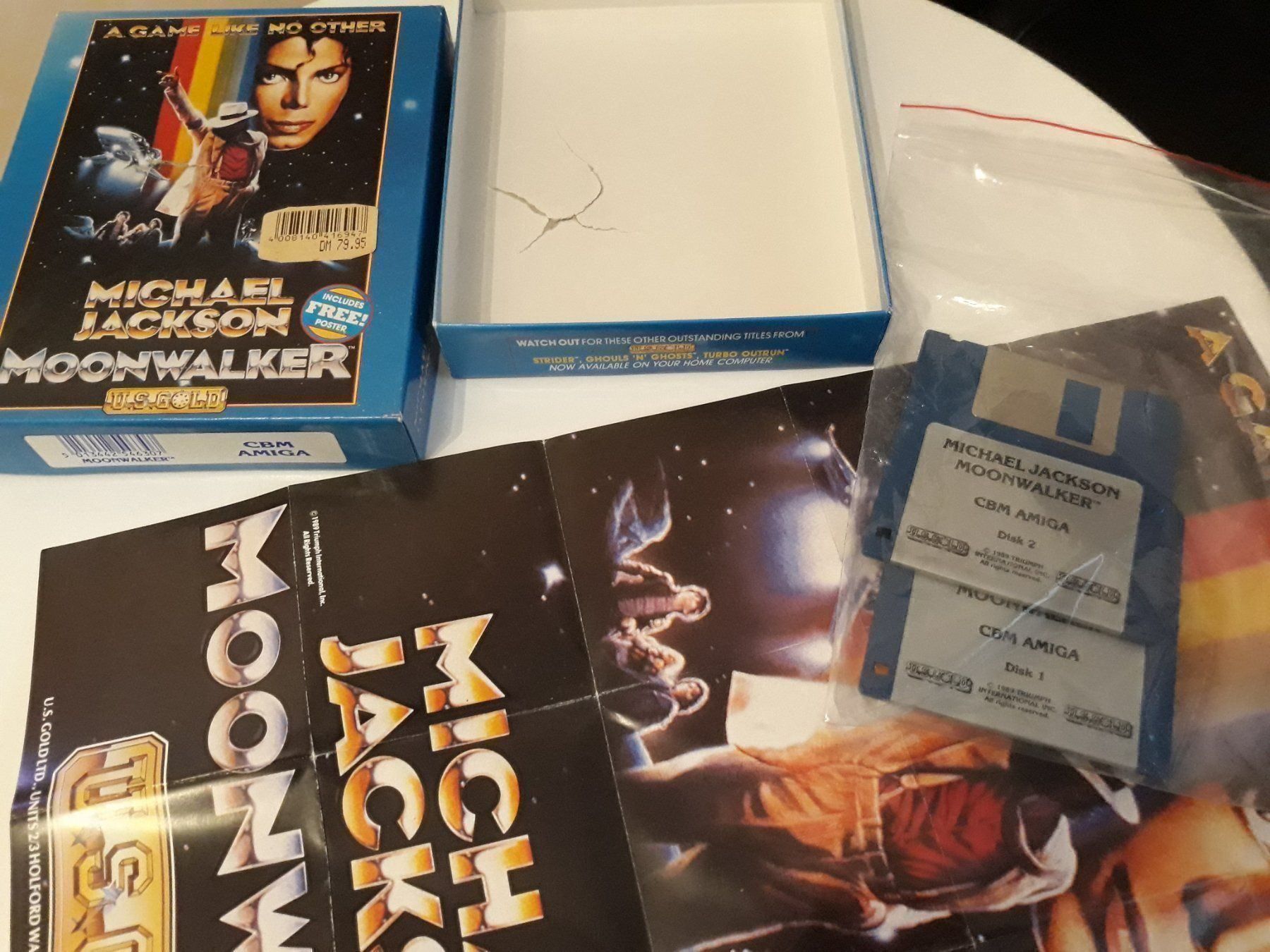 Giochi: Michael Jackson Moonwalker CBM AMIGA OVP – Usato da Aarau venduto da Kaesekuchen2000 4