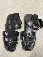 Oysho Fisherman Sandalen in schwarz / 39