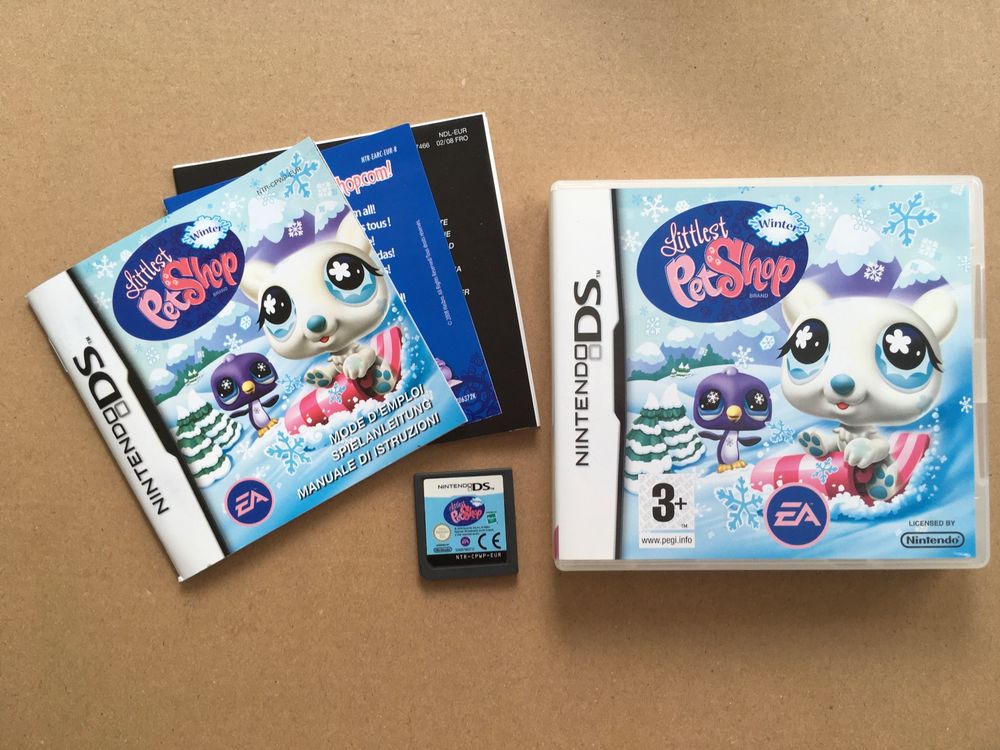 Set Hiver Littlest Pet Shop Authentique – Numéros #1076 + 1077 – Occasion (voir état)