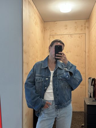 Acne studios oversized denim jeans jacket size 34-36