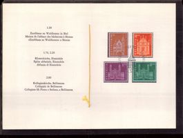 1963 (7) Faltblatt gestempelt Kat. Wert Fr. 102.-