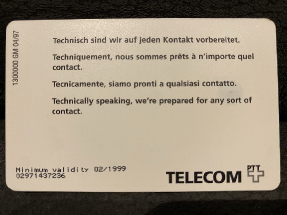 Schede telefoniche: Taxcard GM2 – Usato da Lausanne venduto da babacard10 1