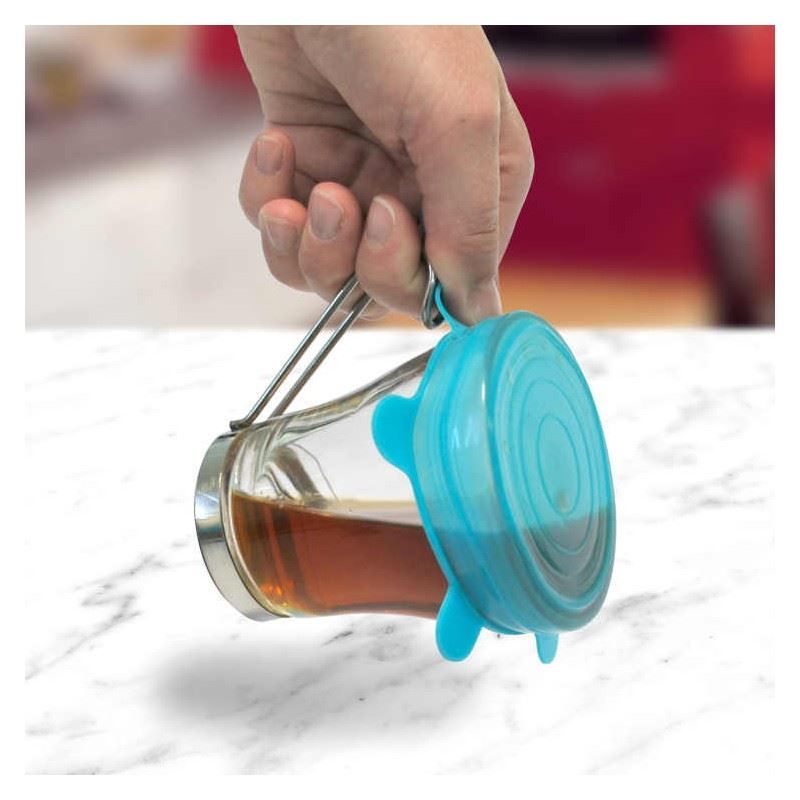 Kaffeerahmdeckel: Silikondeckel 3er Set gross – Neu und originalverpackt aus Wettingen von kochshop 5