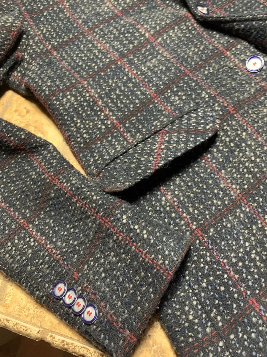 Giacche: Blazer uomo X-Cape quadri blu rossa -tgL-chic e elegante – Nuovo (secondo la descrizione) da Gordevio venduto da LanaZimm 1