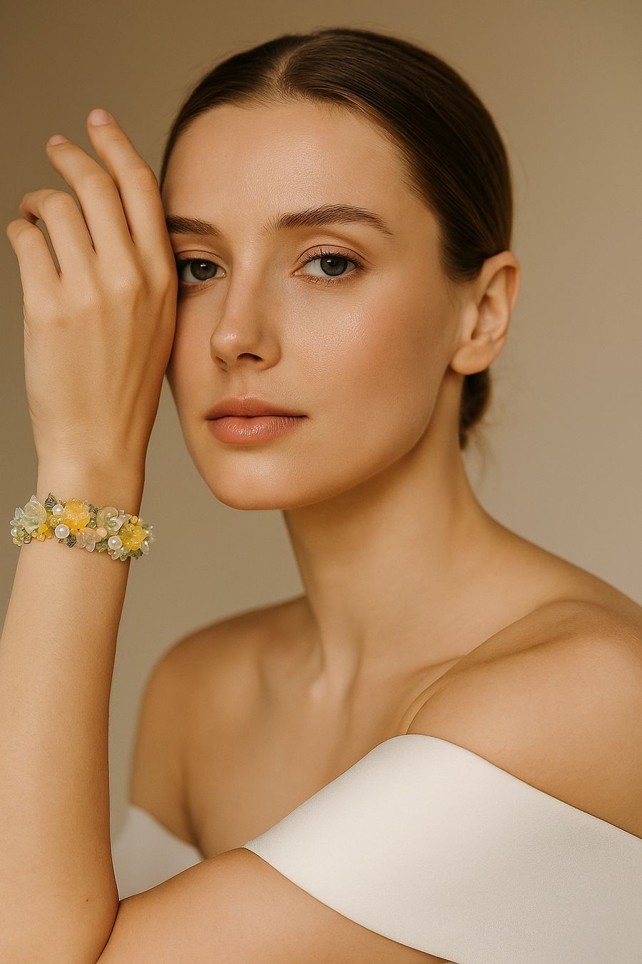Bracciali & Braccialetti: Blumen Süsswasserperlen Armbänder – Nuovo e nell'imballaggio originale da Sarnen venduto da catnini 1