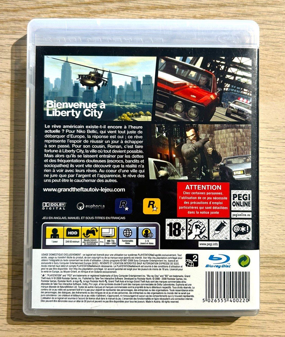Sony Giochi: Grand Theft Auto IV PS3 – Usato da St. Gallen venduto da Alpine.Arcade 1