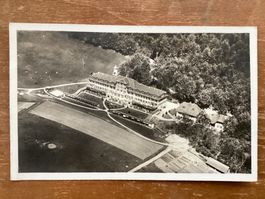 AK Flieger-Postkarte. Heilstätte für Tuberkulöse Barmelweid