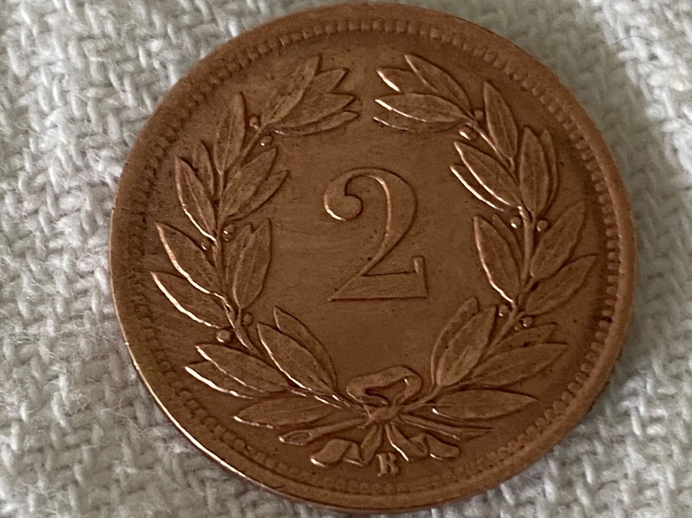 Tutti le monete: 2 centimes/Rappen 1866 – Usato da Nyon venduto da Ilmi09 1