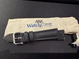 Bracelet montre Sailcloth noir 21 mm  Neuf jamais porté
