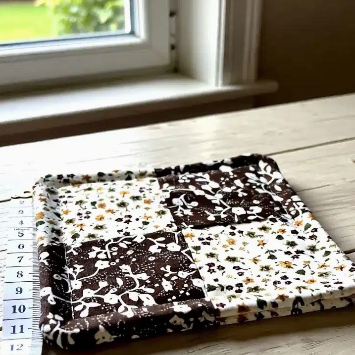 Sottobicchieri: Stoff-Tee-Untersetzer 6 Stück Set - Patchwork Design - Neu! – Nuovo e nell'imballaggio originale da Vals venduto da ABA-Atelier 1