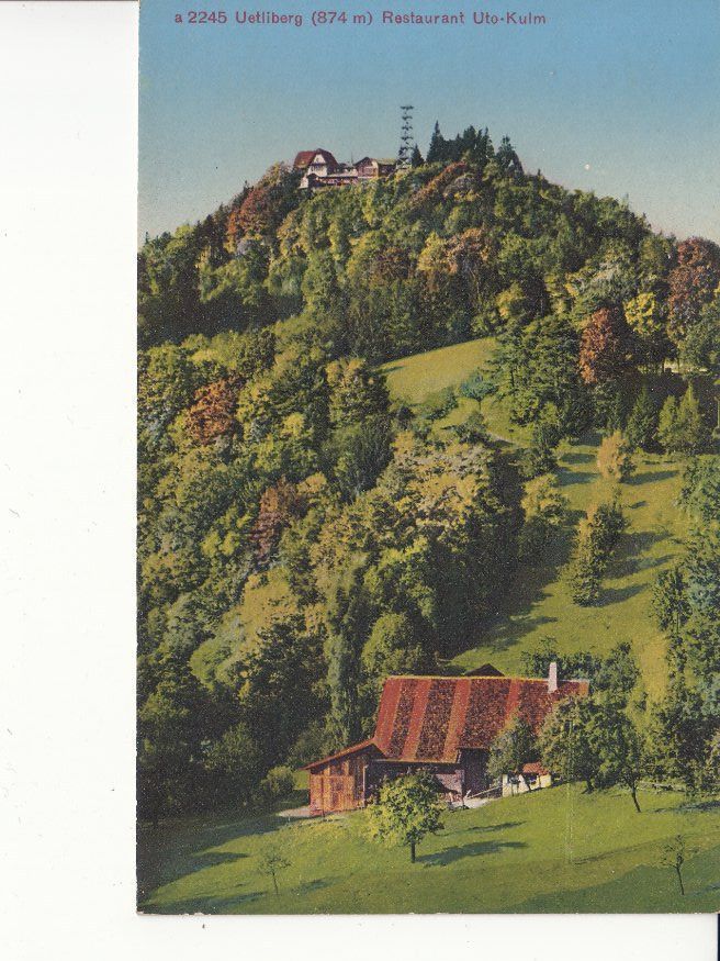 Cartoline postali: Uetliberg ca. 1910 – Usato da Bürglen TG venduto da StampGraf