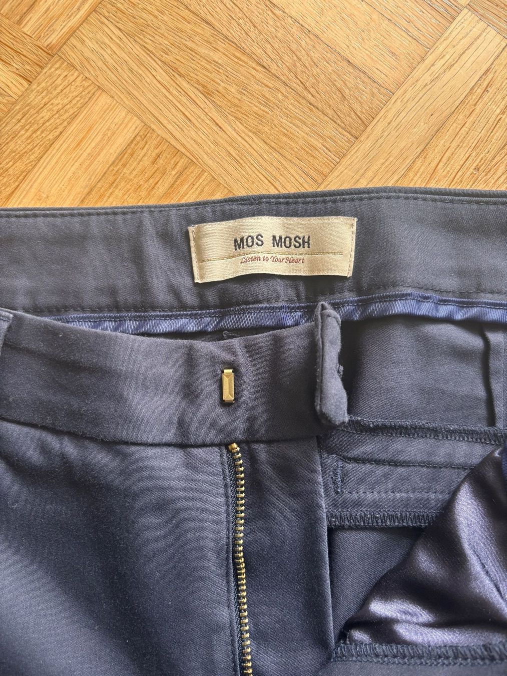 Pantaloni: Mos Mosh Chino Hose Blau – Usato da Bern venduto da West73 1
