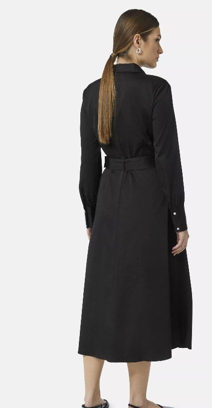 Comma Robes: Comma Midikleid/Hemdkleid Schwarz, Gr. 36 – D'occasion à Riedholz par han_fy6l 4