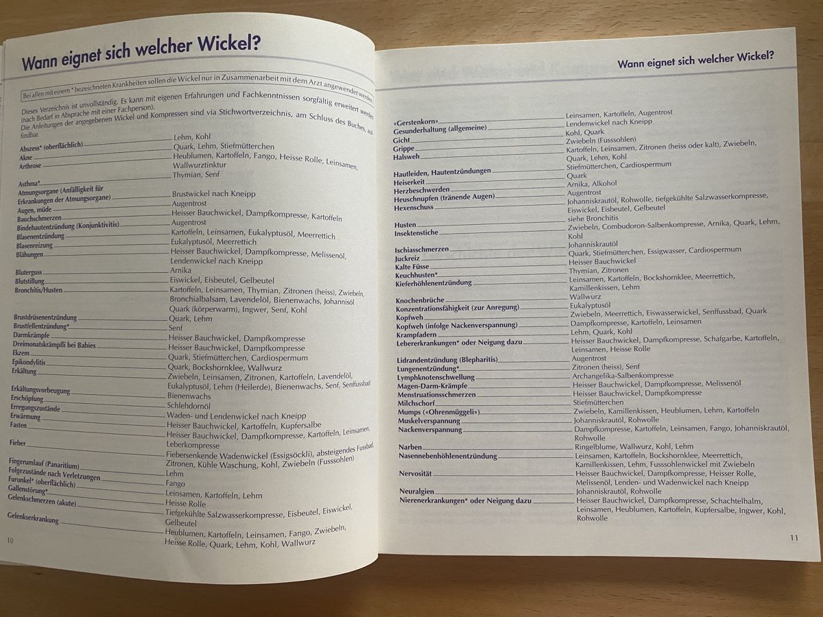 Libri: Wohltuende Wickel - Maya Thüler – Usato da Schwarzenburg venduto da Michellu 5
