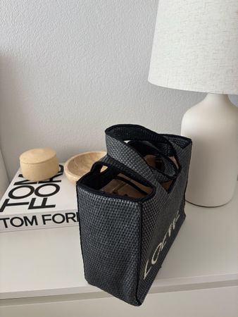 Paula s Ibiza Large Black Logo Bag