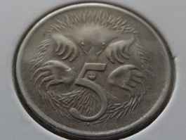 AUSTRALIA  5  Cents  1980