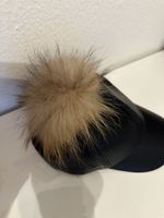 Damen Cap-Mütze mit Pelz