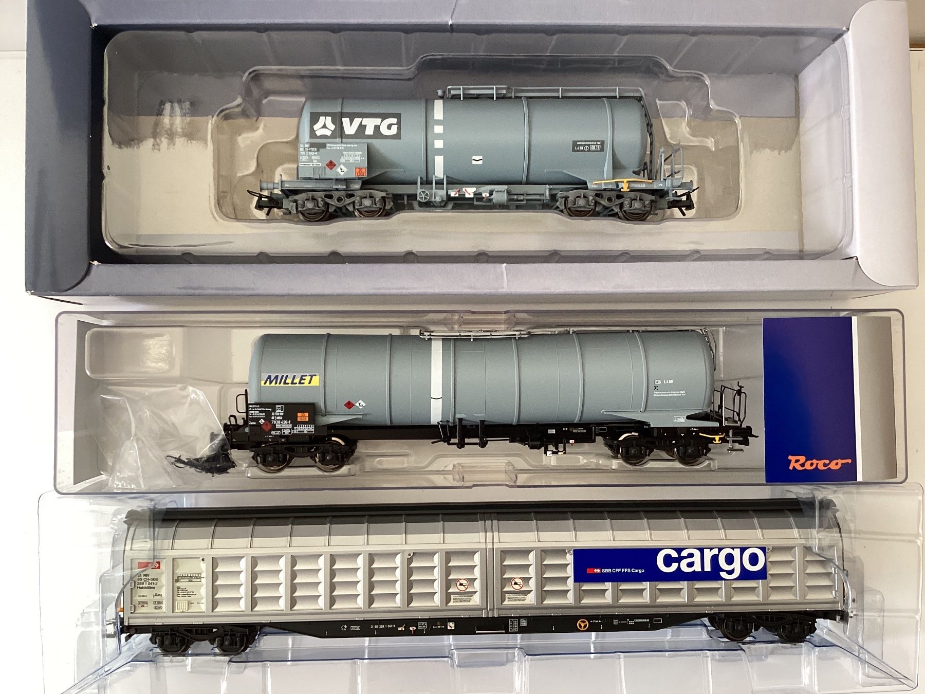 Märklin Modelleisenbahnen: Roco Tillig Märklin SBB Cargo VTG Millet 76650 77461 48055 – Gebraucht aus Effretikon von simtek_de