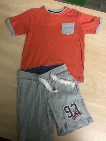 Jungen Sommer Set Gr. 116 Topolino Shorts Shirt neuwertig