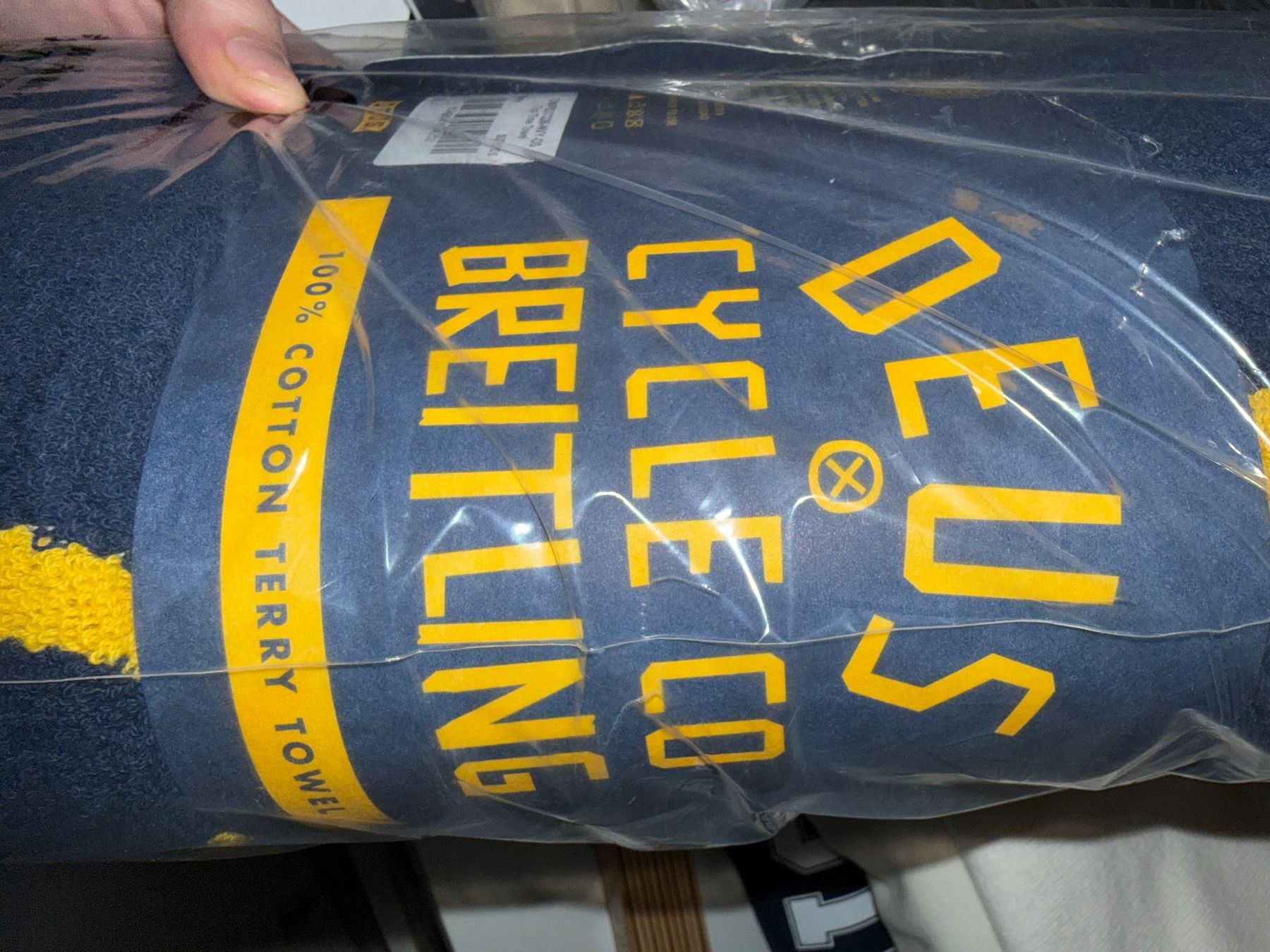 Teli da bagno: DEUS BREITLING BADETUCH – Nuovo e nell'imballaggio originale da Bettlach venduto da Mrsdelux 1