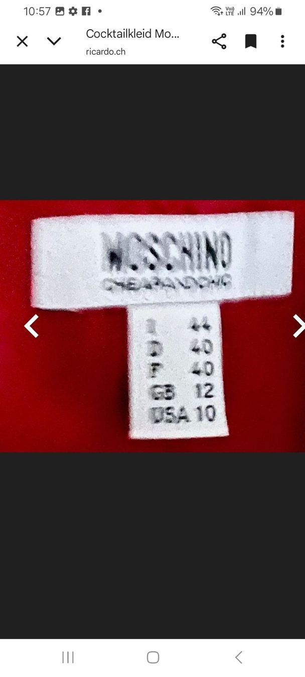 Moschino Vestiti: Cocktailkleid Moschino Gr. 40 – Usato da Riedholz venduto da bri_fr7s 4