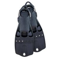 Déstockage plongée Palmes Jetlight noir Tecline neuves