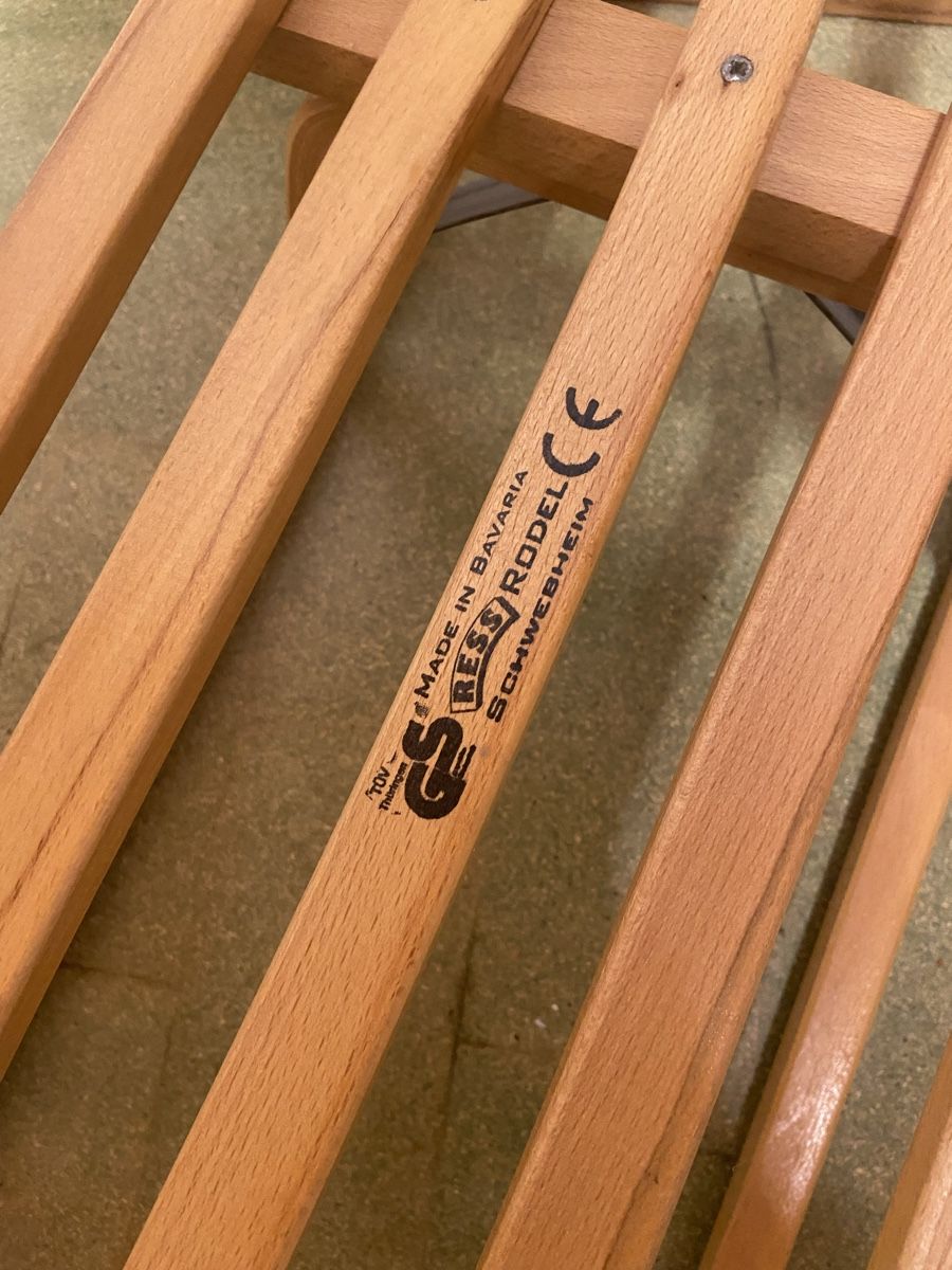 Schlitteln: Holzschlitten – Neu (gemäss Beschreibung) aus Adliswil von 8lizzy8 1