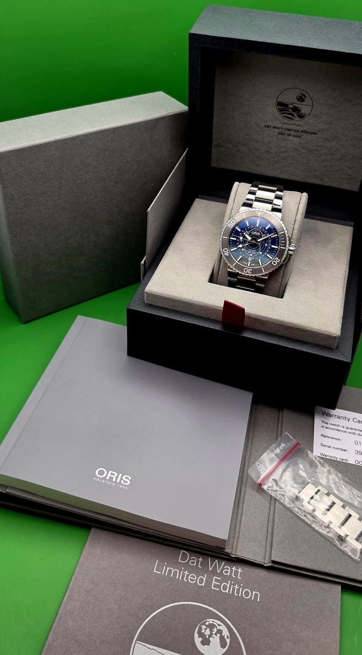 Oris Orologi: ORIS AQUIST  DAT WATT LIMITED EDITION DATE NORTHERN HEMISPHE – Nuovo (secondo la descrizione) da Neftenbach venduto da Taschen-Uhren 1