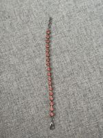 Armband mit pfirsichfarbenen Steinen guter Zustand