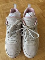 Skechers Damen Sneaker, Beige/Rosa, Gr. 39 - Wie Neu!