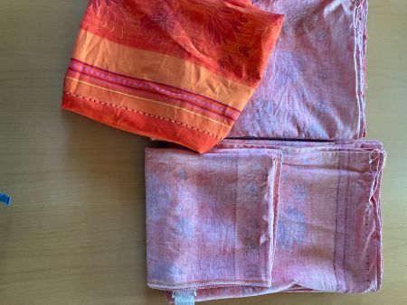 Bettwäsche Set, 2x Duvets 160 x 210, 2x Kissen 40 x 80